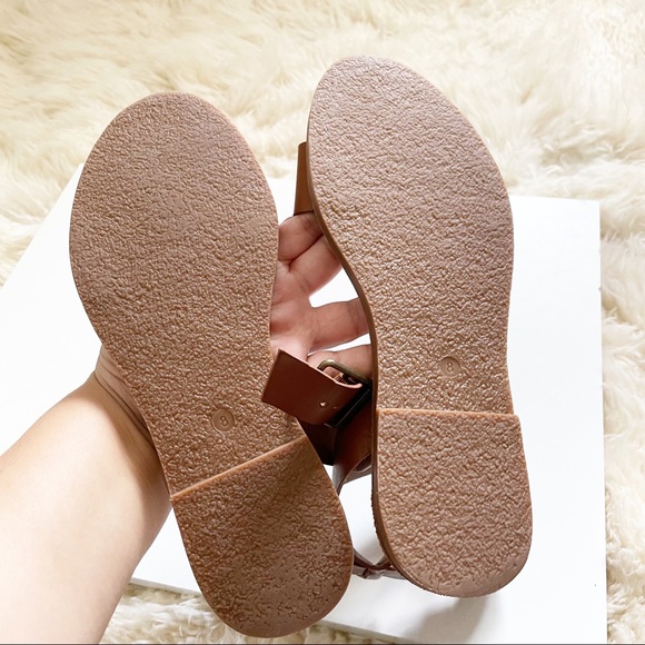 Madewell The Boardwalk Ankle Strap Sandal Size 8 - Picture 4 of 5